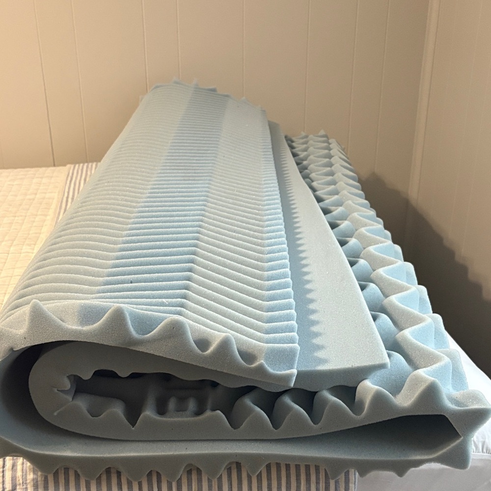 Blue Foam Mattress Topper